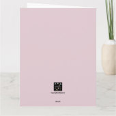 お母さんありがとう（薄い紫）カード カード (裏面)