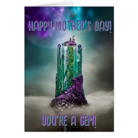 お母さんおめでとうあなたは宝石!宝石の宇宙 (正面)