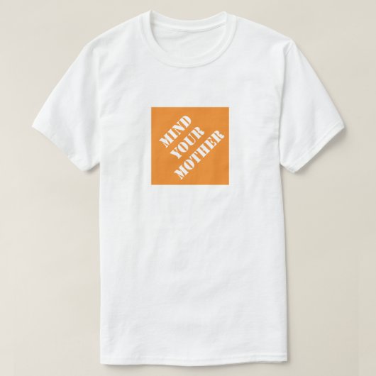 お母さんおもしろいパパお父さユーモアのあるんの日に気をつけなさい Tシャツ (デザイン正面)