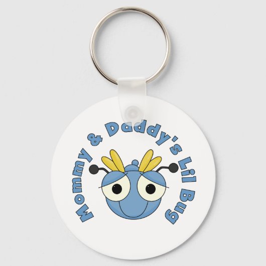 お母さんおよびお父さんのLilの虫 キーホルダー (正面)