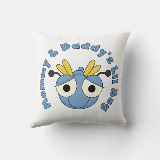 お母さんおよびお父さんのLilの虫 クッション (裏面)