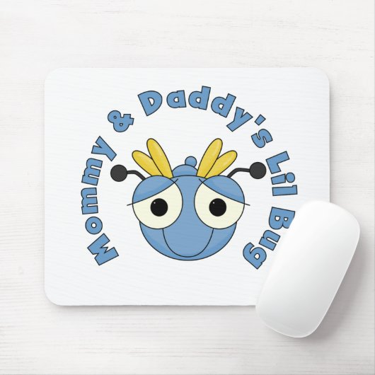 お母さんおよびお父さんのLilの虫 マウスパッド (マウス)