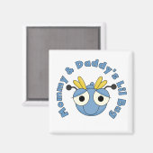 お母さんおよびお父さんのLilの虫 マグネット (正面/裏面)