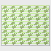 お母さんおよびベビーのわにシャワーの包装紙 ラッピングペーパー (フラット)