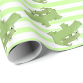 お母さんおよびベビーのわにシャワーの包装紙 ラッピングペーパー (ロールコーナー)