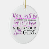 お母さんおよび娘: 愛 セラミックオーナメント (右)