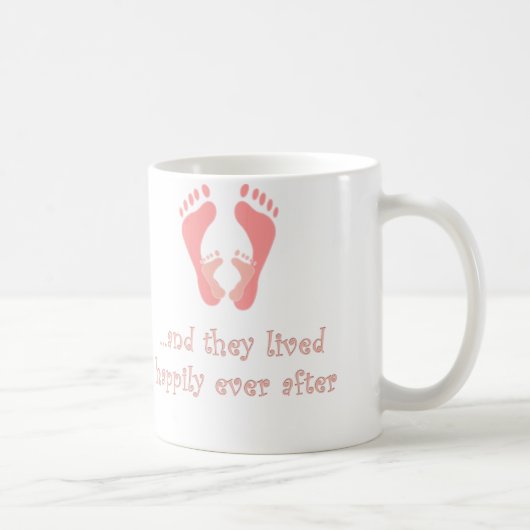 お母さんおよび私足 コーヒーマグカップ (右)