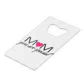 お母さんお前は特別開幕者だ クレジットカード栓抜き (正面アングル)