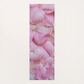 お母さんお名前ピンクローズ花びら2面 ヨガマット (裏面)