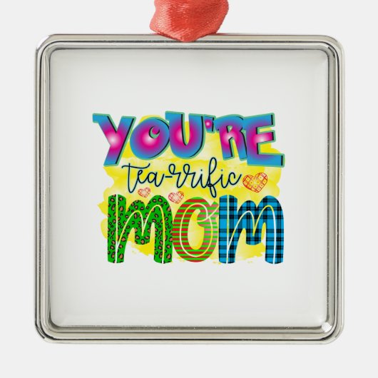 お母さんお母さん メタルオーナメント (正面)