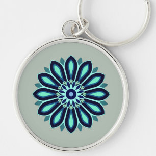 お母さんお父さんお姉さんお兄さん上司へのカラフルな花ギフト キーホルダー