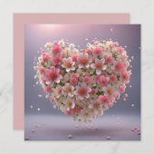 お母さんお父さんへのバレンタイン シーズンカード (正面/裏面)