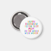 お母さんお誕生日おめでとう ポストカード マグネット (正面/裏面)