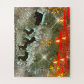 お母さんからのクリスマスの挨拶とパパ ジグソーパズル (縦)