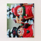 お母さんからのクリスマスの挨拶とパパ ジグソーパズル (縦)