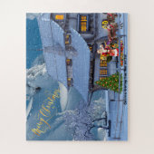 お母さんからのクリスマスの挨拶とパパ ジグソーパズル (縦)