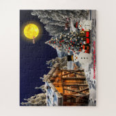 お母さんからのクリスマスの挨拶とパパ ジグソーパズル (縦)