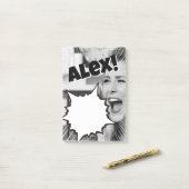 お母さんからのメッセージ。 ポストイット (デスク上)