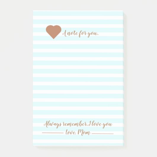 お母さんからの手紙 ポストイット (正面)