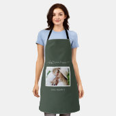 お母さんかわいモダンい脚本写真プレゼント  エプロン (着用した状態)
