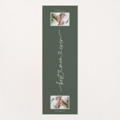 お母さんかわいモダンい脚本写真プレゼント ヨガマット (正面)