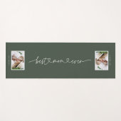 お母さんかわいモダンい脚本写真プレゼント ヨガマット (正面(横))