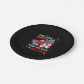 お母さんがいるときにサンタが必要なクリスマス ペーパープレート (アングル)