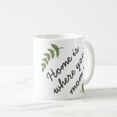 お母さんがお母さんの日の贈り物モダン コーヒーマグカップ (正面右)