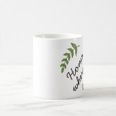 お母さんがお母さんの日の贈り物モダン コーヒーマグカップ (中央)