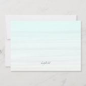 お母さんがブルーベビーシャワー招待状 招待状 (裏面)