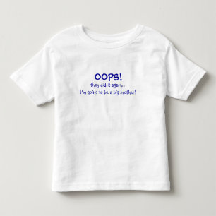お母さんがベビーの兄さん トドラーTシャツ