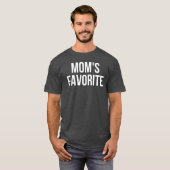 お母さんが大好き？それとも大嫌い？面白い レトロなデザイン Tシャツ (正面フル)