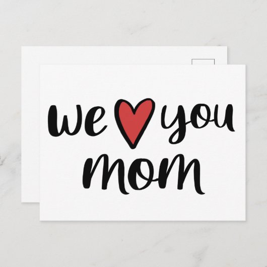 お母さんが好き ポストカード (正面/裏面)