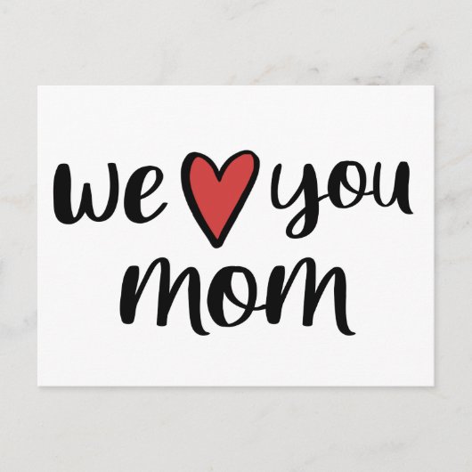 お母さんが好き ポストカード (正面)