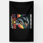 お母さんが抱き締めたLGBTQ 横断幕 (縦)