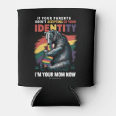 お母さんが抱き締めたLGBTQ 缶クーラー (正面)