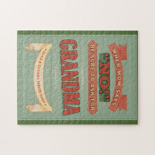 お母さんが断るとき、祖母を頼んで下さい。 パズル (横)