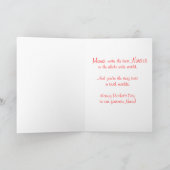 お母さんが最高のナースを作る カード (内部)