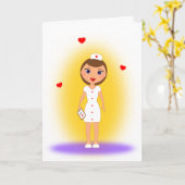 お母さんが最高のナースを作る カード (黄色い花)