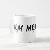 お母さんが立派なママになった記念ギフト コーヒーマグカップ (正面左)