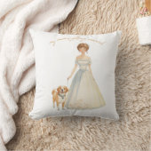 お母さんが結婚するデザイン | 結婚式の犬 クッション (ブランケット)