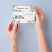 お母さんが緑のシャワーを浴びることを願う チラシ (手)