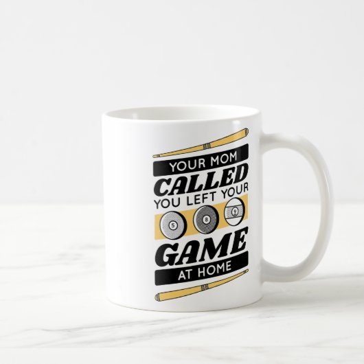 お母さんが電話してきたよ ゲームを家に置いてきちゃったね コーヒーマグカップ (右)