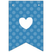 お母さんが青いジャングルの動物になる男の子の赤ちゃんシャワー バンティングフラッグ (第1の旗)