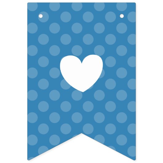 お母さんが青いジャングルの動物になる男の子の赤ちゃんシャワー バンティングフラッグ (第1の旗)