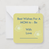 お母さんが ノートカード (裏面)