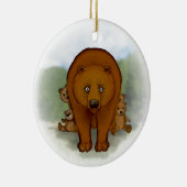 お母さんくま セラミックオーナメント (右)