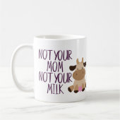 お母さんじゃないミルクビーガン コーヒーマグカップ (左)