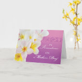 お母さんたちの思い出で,花と渦巻き カード (黄色い花)