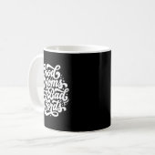 お母さんだって悪口ひとつ 面白いママのユーモア コーヒーマグカップ (正面左)